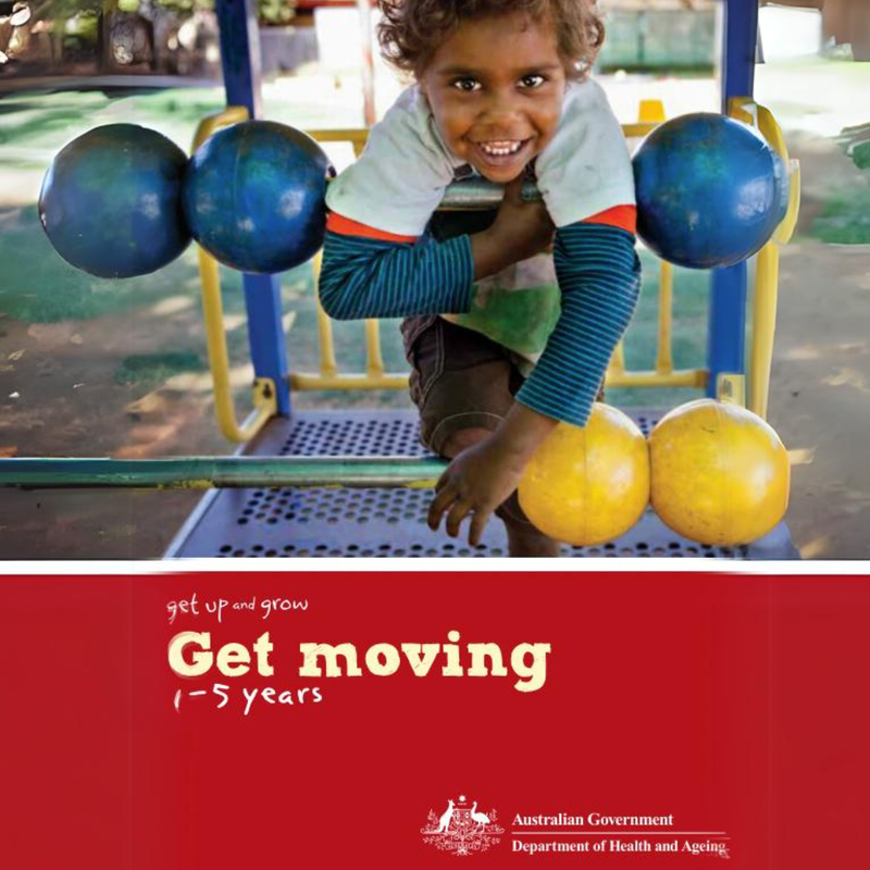 Get moving – 1 to 5 years: Get Up & Grow – Aboriginal and Torres Strait Islander resource collection
This collection contains Get Up & Grow resources that help parents and educators of Aboriginal and Torres Strait Islander children make sure they eat healthy foods and are physically active, so they grow up healthy and strong.